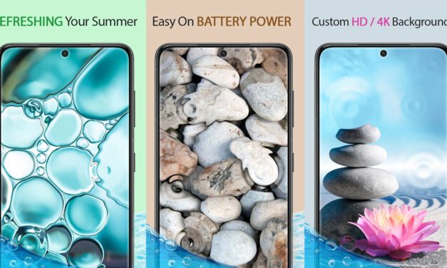 Aplicación efecto de gota de agua en tu pantalla