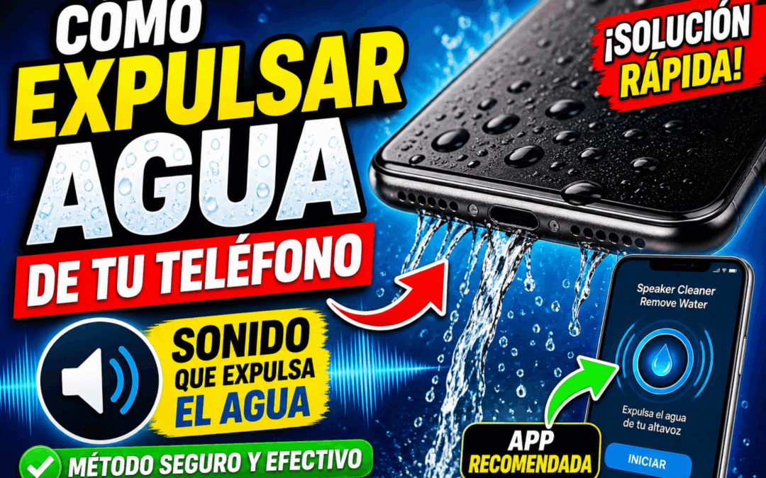 Cómo expulsar agua de tu teléfono: guía completa y segura (2026)