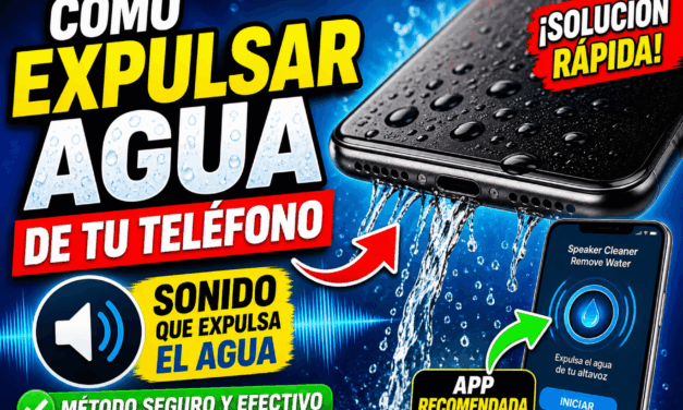 Cómo expulsar agua de tu teléfono: guía completa y segura (2026)