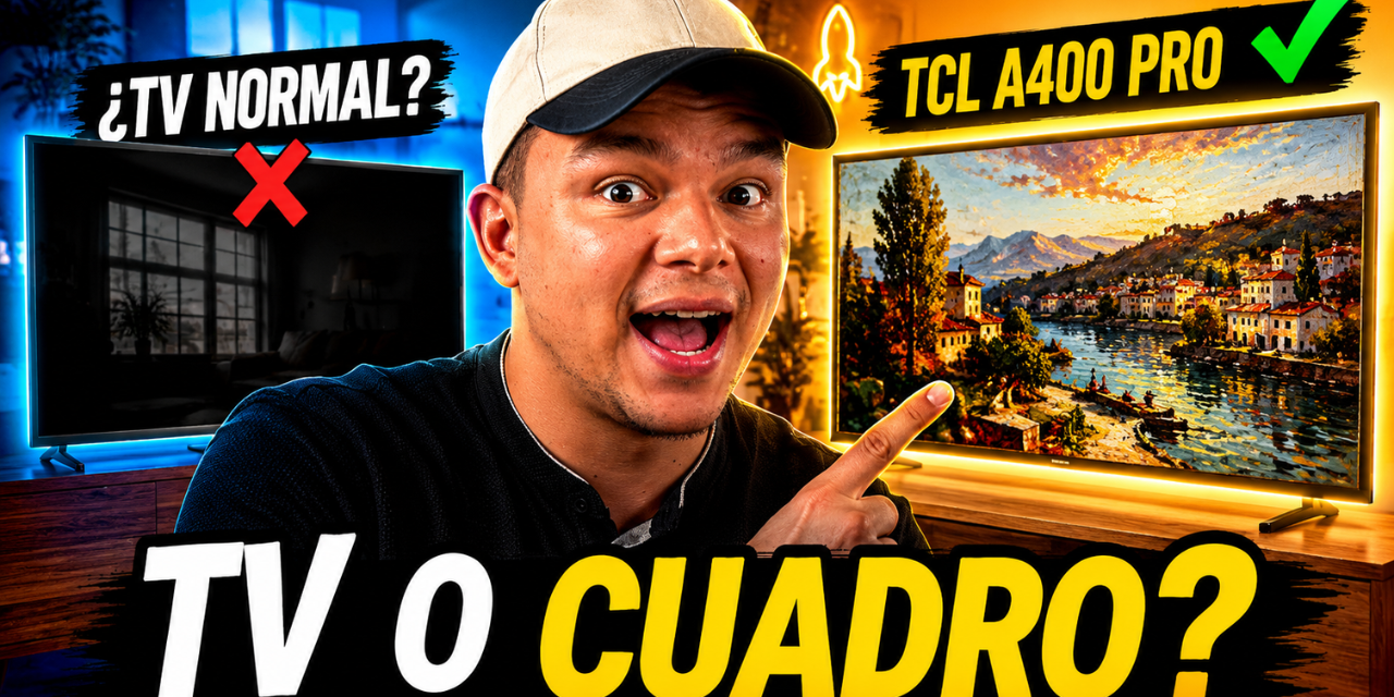 TCL A400 PRO: el Smart TV que parece un cuadro y transforma cualquier espacio