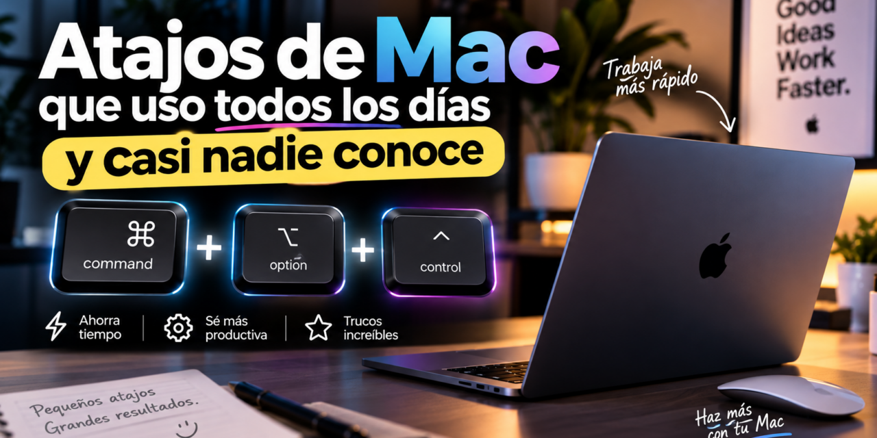 Atajos de Mac que uso todos los días y casi nadie conoce