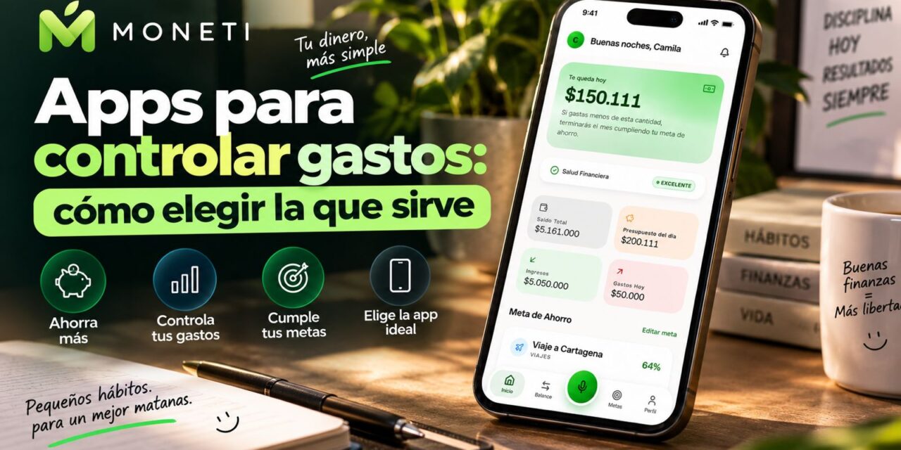 Apps para controlar gastos: cómo elegir la que sirve