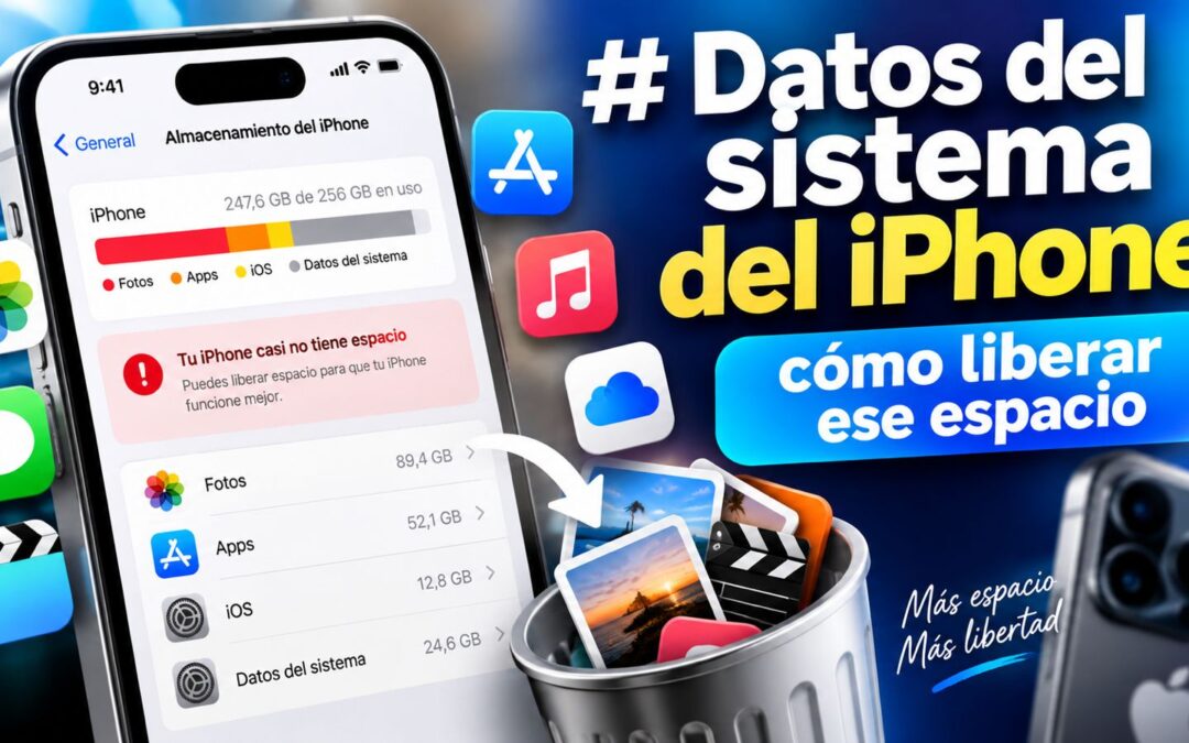 Datos del sistema del iPhone: cómo liberar ese espacio