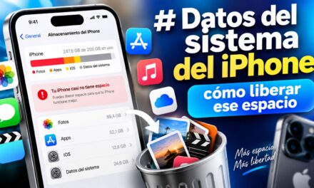 Datos del sistema del iPhone: cómo liberar ese espacio