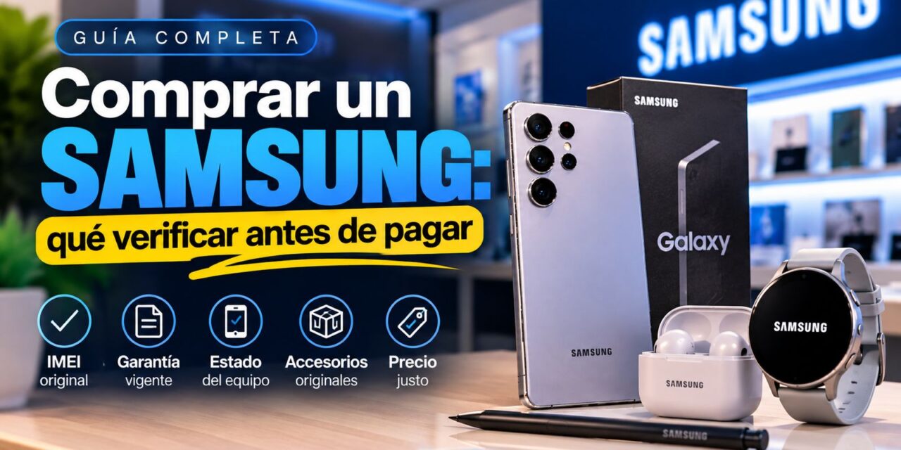 Comprar un Samsung: qué verificar antes de pagar