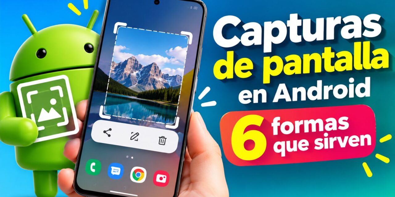 Capturas de pantalla en Android: 6 formas que sirven
