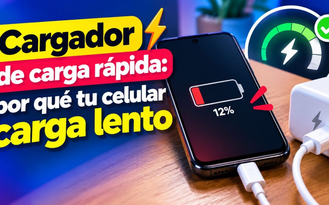 Cargador de carga rápida: por qué tu celular carga lento