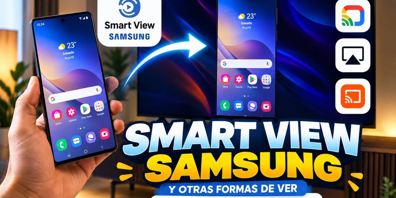 Smart View Samsung y otras formas de ver tu celular en la TV