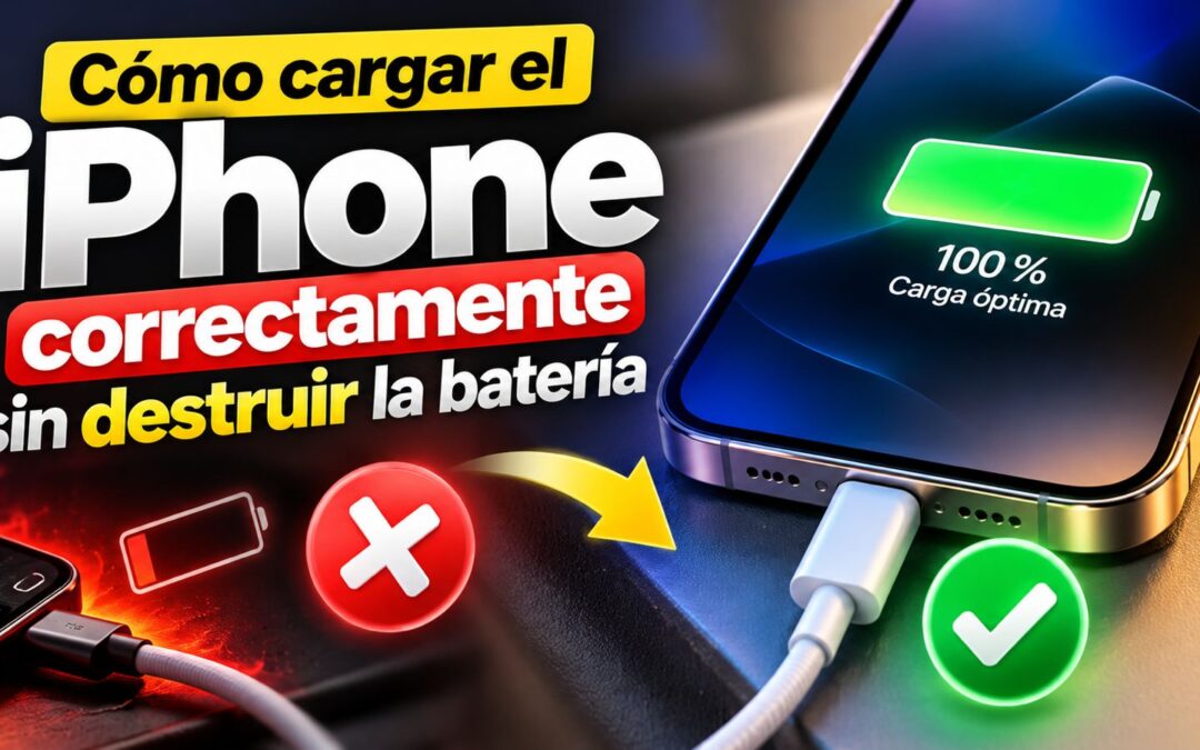 Cómo cargar el iPhone correctamente sin destruir la batería