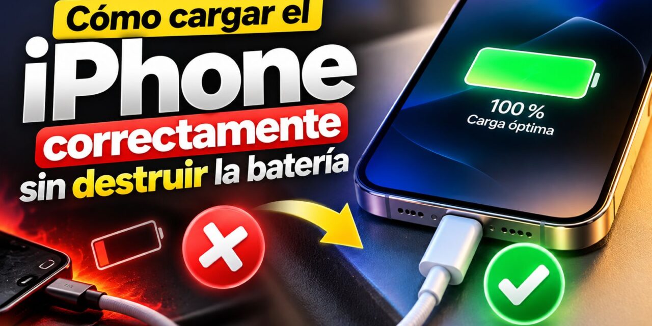 Cómo cargar el iPhone correctamente sin destruir la batería