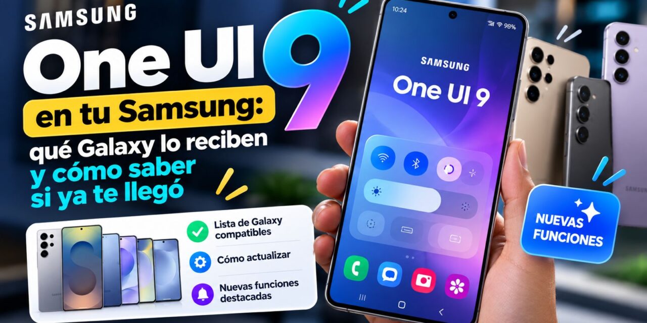 One UI 9 en tu Samsung: qué Galaxy lo reciben y cómo saber si ya te llegó