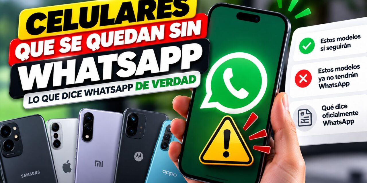 Celulares que se quedan sin WhatsApp: lo que dice WhatsApp de verdad