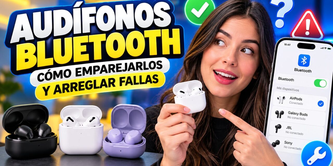 Audífonos Bluetooth: cómo emparejarlos y arreglar fallas