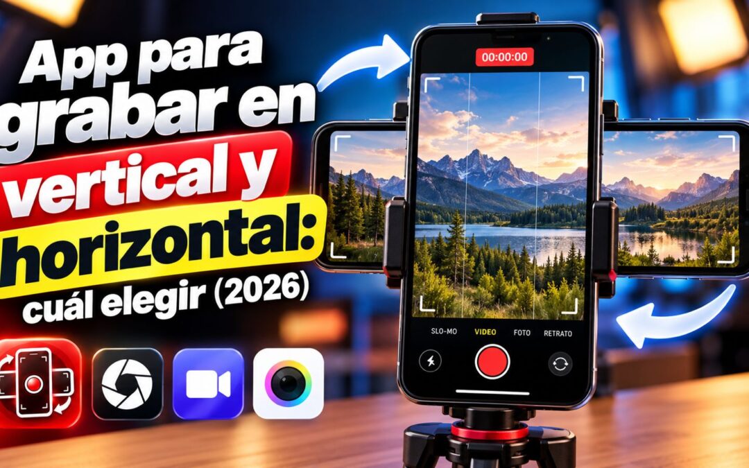 App para grabar en vertical y horizontal: cuál elegir (2026)