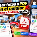 Pasar fotos a PDF en el celular: iPhone y Android, gratis